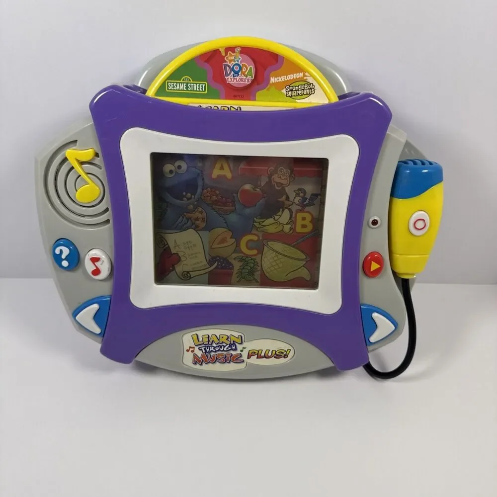Fisher Price Learn Through Music Plus w/ Cartridge Winnie The Pooh Works